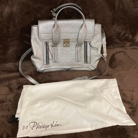 Phillip Lim 3.1 metallic Pashli Medium Satchel - Picture 1 of 4